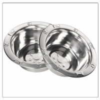 Regular Pet Feeding Bowl - Embossed