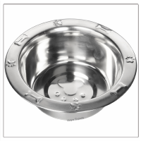 Regular Pet Feeding Bowl - Embossed