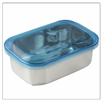 Rectangular Bowls with Blue Acrylic Lid