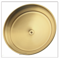 Communion Tray Cover - Gold Finish