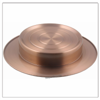 Stacking Bread Plate - Copper Finish