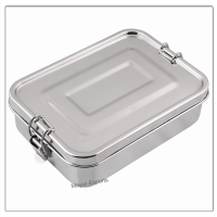 Rectangular Lunch Box with Snacks Container