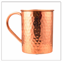 Copper Long Mug with Copper Handle