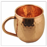 Copper Barrel Mule Mug with Copper Handle