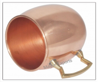 Copper Barrel Mule Mug with Brass Handle