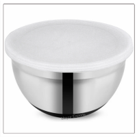 Anti Skid German Mixing Bowl with Plastic Lid