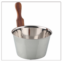 Stainless Steel Sauna Bucket - Plain