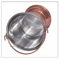 Stainless Steel Copper Serving Bucket