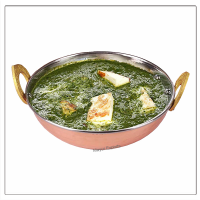 Stainless Steel Copper Balti Dish (Karahi)