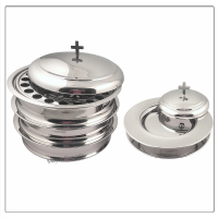 Communion Trays & Stacking Bread Plates with Covers