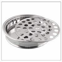 5 Communion Trays with Lid & 3 Stacking Bread Plates with Lid - Mirror Finish