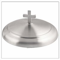 2 Communion Trays with Lid & 2 Stacking Bread Plates with Lid & 80 Cups - Matte(satin) Finish