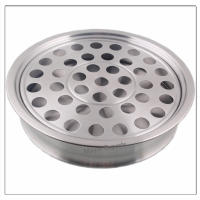 2 Communion Trays with a Lid and a Base & Stacking Bread Plate with a Lid and a Base + 80 Cups Stainless Steel Matte Finish