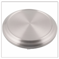 2 Communion Trays with a Lid and a Base & Stacking Bread Plate with a Lid and a Base + 80 Cups Stainless Steel Matte Finish