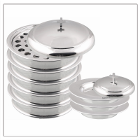 Round Lunch Plate with 5 compartments