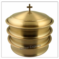 Communion Tray with Lid - Mirror(Shiny) Finish